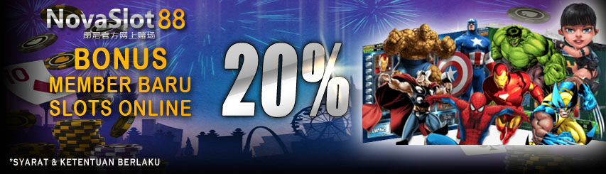 Bonus New Member Slot 20%